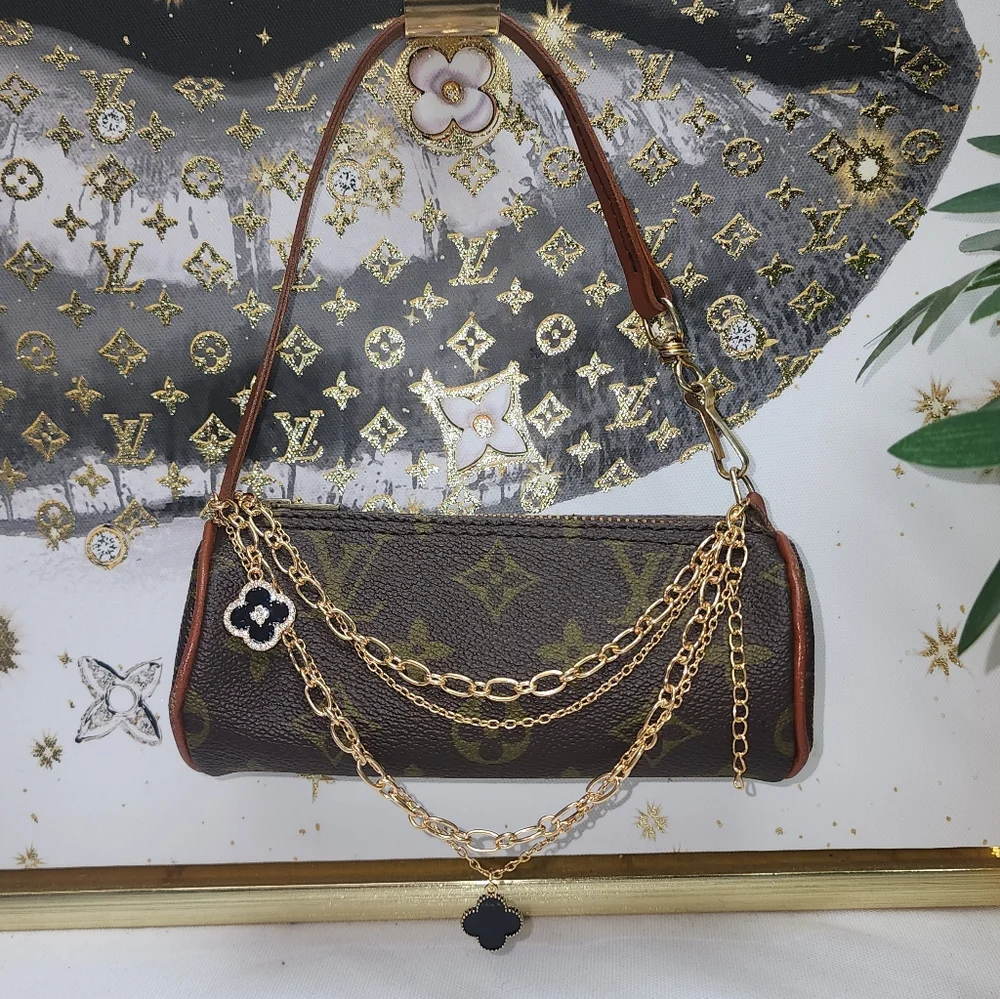 Authentic Louis Vuitton Monogram Mini Papillon W Unbranded Bag Charm - Picture 2 of 14
